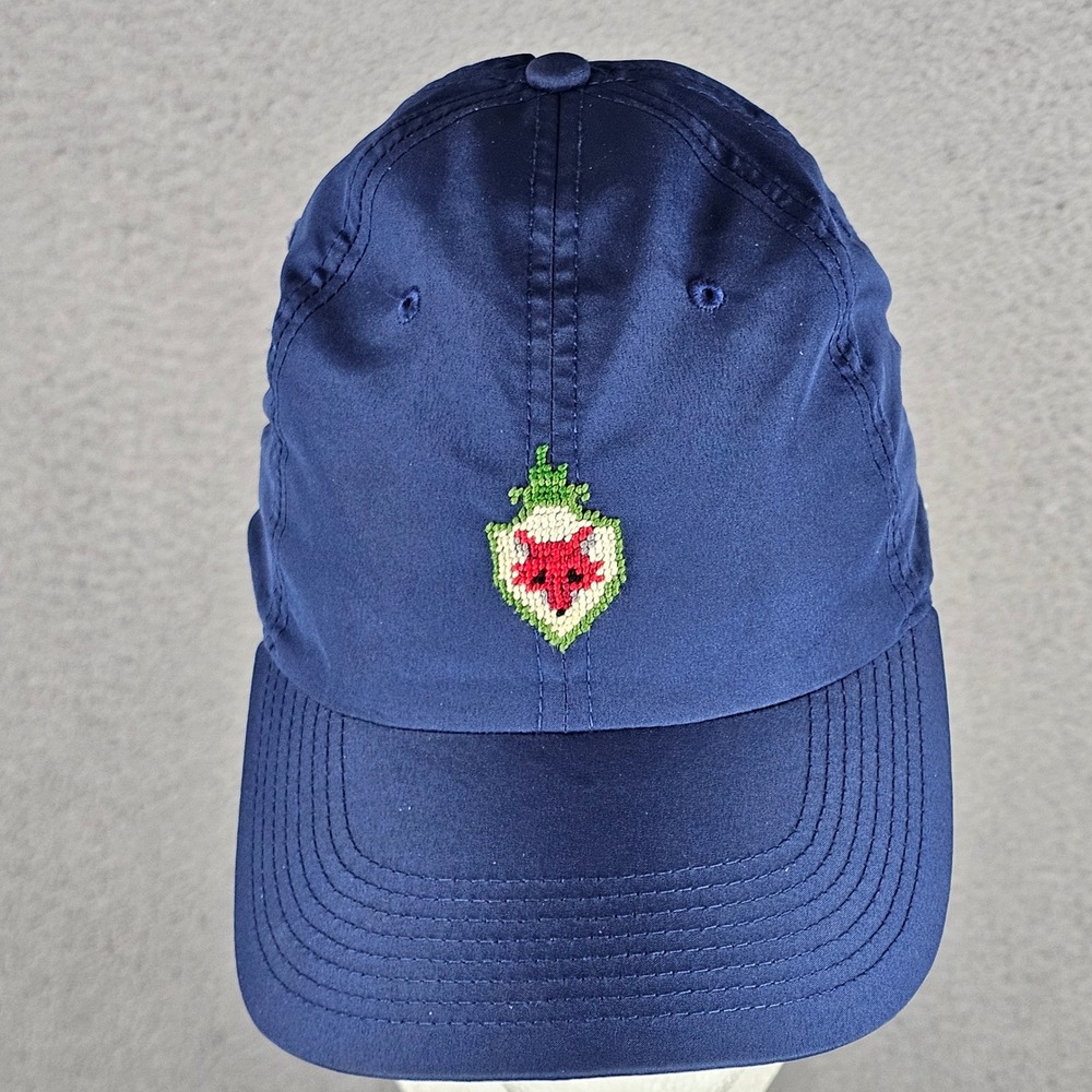 Smathers & Branson Mens Performance Needlepoint Fox Crest Hat Adjustable Golf